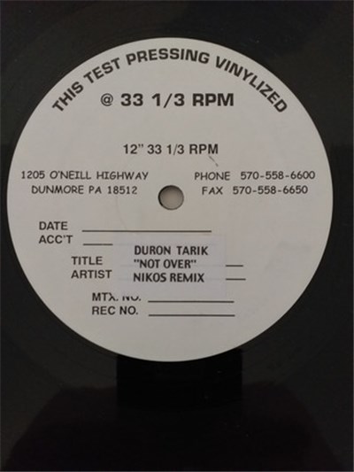 Duron Tarik - Not Over (Nikos Remixes) download mp3 flac