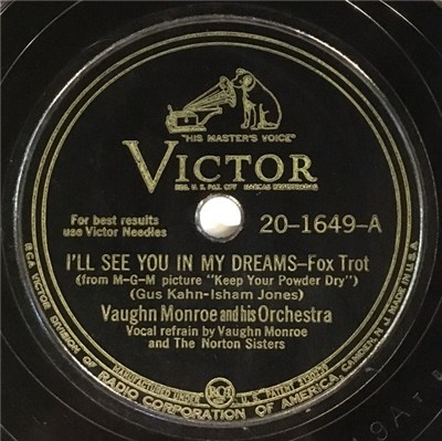 Vaughn Monroe And His Orchestra - I'll See You In My Dreams / I Walked In download mp3 flac