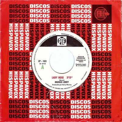 Mungo Jerry - Lady Rose / Luisito download mp3 flac
