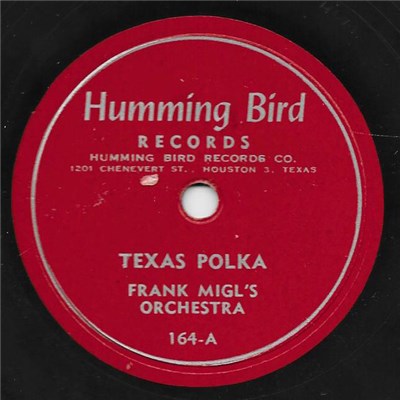 Frank Migl's Orchestra - Texas Polka / Rock & Rye Polka download mp3 flac