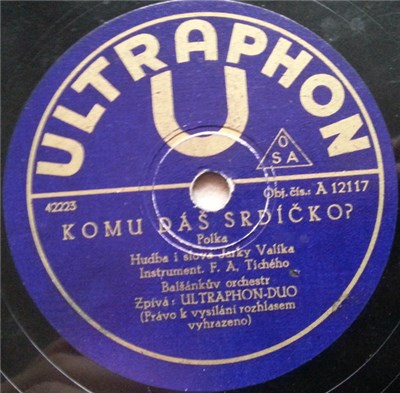 Ultraphon-Duo / Ultraphon-Trio - Komu Dáš Srdíčko? / Kamaráde Co Děláš? download mp3 flac