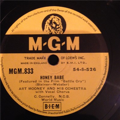 Art Mooney And His Orchestra - Honey Babe / No Regrets download mp3 flac