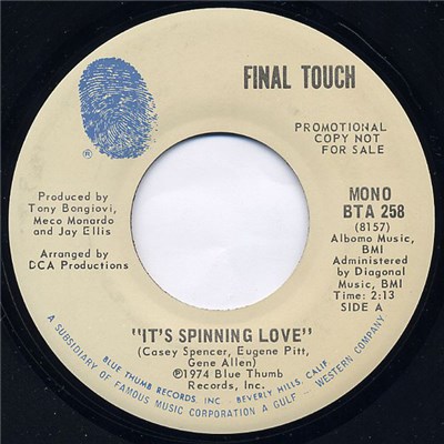 Final Touch - It's Spinning Love download mp3 flac