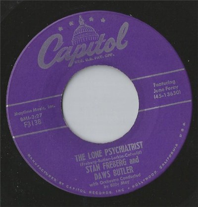 Stan Freberg And Daws Butler - The Lone Psychiatrist / The Honey-Earthers download mp3 flac