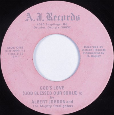 Albert Jordon And The Mighty Starlighters - God's Love (God Blessed Our Souls) / I Came To Jesus download mp3 flac