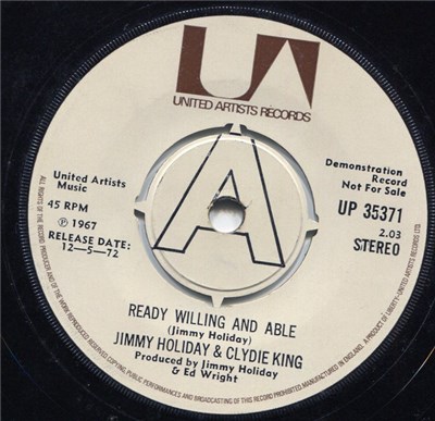 Jimmy Holiday - Ready Willing And Able download mp3 flac