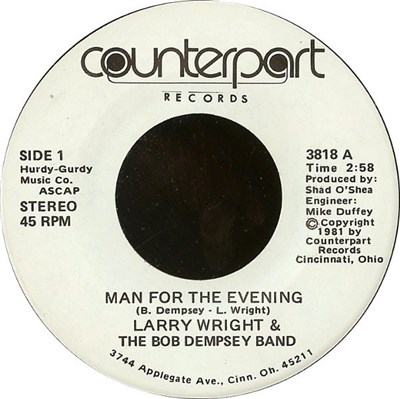 Larry Wright & The Bob Dempsey Band - Man For The Evening / Funk 'N Roll download mp3 flac