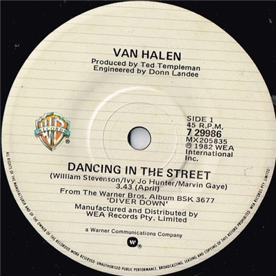 Van Halen - Dancing In The Street download mp3 flac