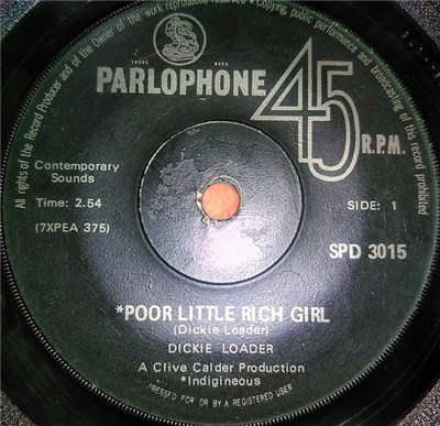 Dickie Loader - Poor Little Rich Girl / The Eagle Has Landed download mp3 flac