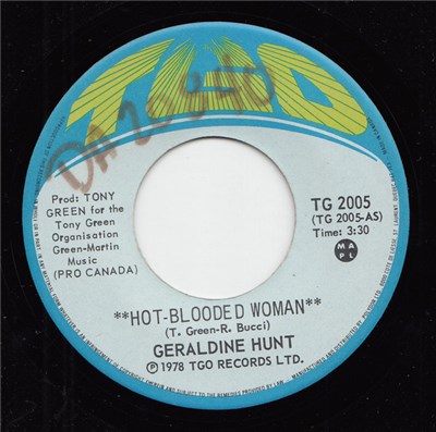 Geraldine Hunt - Hot-Blooded Woman / Cause Of Love download mp3 flac