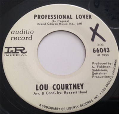 Lou Courtney - Professional Lover / Little Old Love Maker download mp3 flac