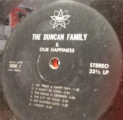 The Duncan Family - Our Happiness download mp3 flac
