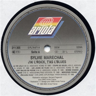 Sylvie Marechal - J'Ai L'Rock, T'As L'Blues download mp3 flac