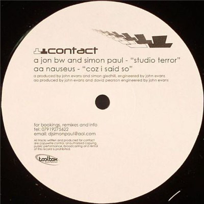 Jon BW And Simon Paul / Nauseus - Studio Terror / Coz I Said So download mp3 flac