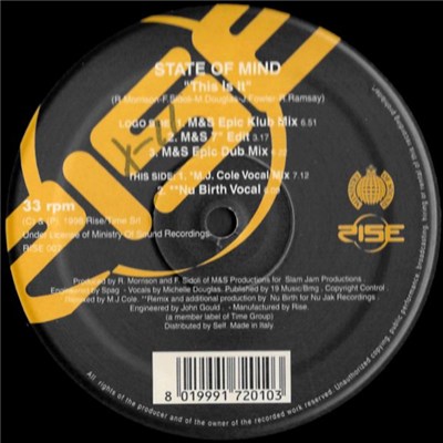 State Of Mind - This Is It download mp3 flac