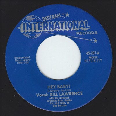 Bill Lawrence With The Cousins - Hey Baby! / Caribbean download mp3 flac