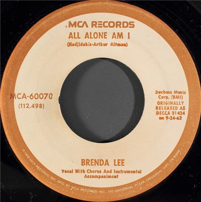 Brenda Lee - All Alone Am I / I'm Sorry download mp3 flac