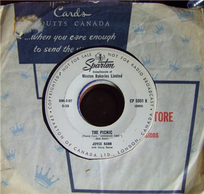 Joyce Hahn - The Picnic / I Cried And Cried download mp3 flac