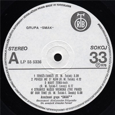 Smak - Stranice Našeg Vremena download mp3 flac