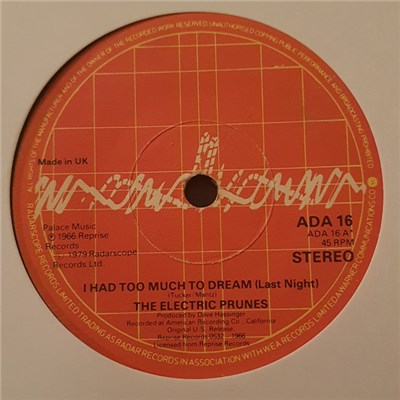 The Electric Prunes - I Had Too Much To Dream Last Night download mp3 flac