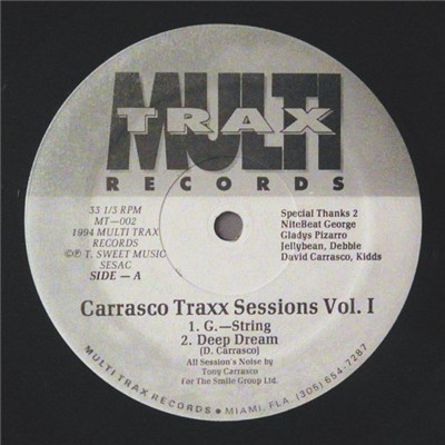 Tony Carrasco - Carrasco Traxx Sessions Vol. 1 download mp3 flac
