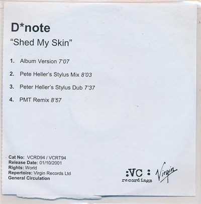 DNote - Shed My Skin download mp3 flac