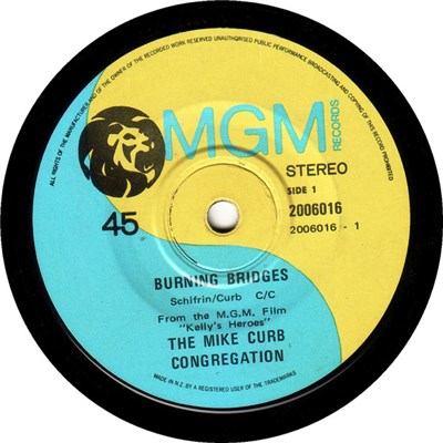 The Mike Curb Congregation - Burning Bridges / Sweet Gingerbread Man download mp3 flac