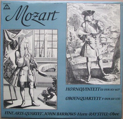 Mozart - Fine Arts Quartet, John Barrows, Ray Still - Hornquintett Es-Dur KV 407 / Oboenquartett F-Dur KV 370 download mp3 flac