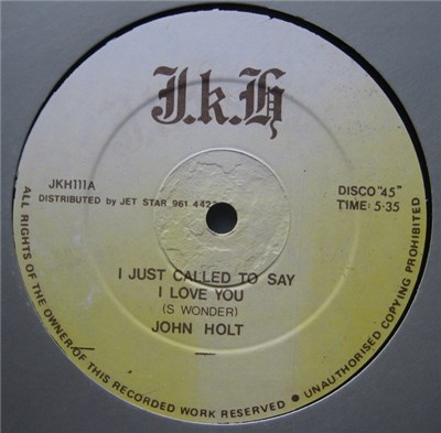 John Holt - I Just Called To Say I Love You download mp3 flac