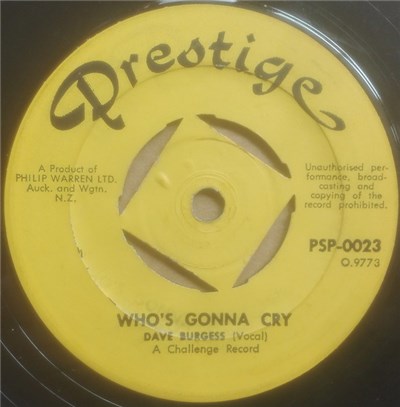 Dave Burgess - Who's Gonna Cry download mp3 flac