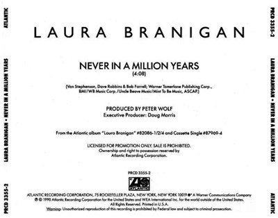 Laura Branigan - Never In A Million Years download mp3 flac