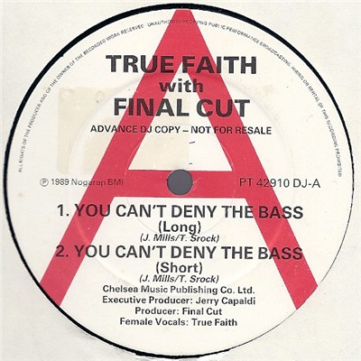 True Faith - You Can't Deny The Bass download mp3 flac