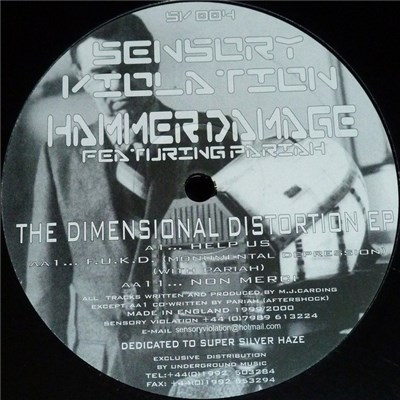 Hammer Damage Featuring Pariah - The Dimensional Distortion EP download mp3 flac