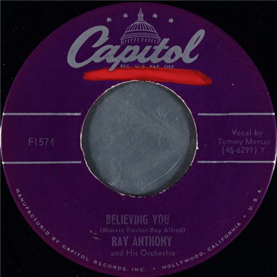 Ray Anthony & His Orchestra - Believing You / One Dance With You download mp3 flac