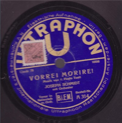 Joseph Schmidt - Vorrei Moriere! / Mattinata download mp3 flac