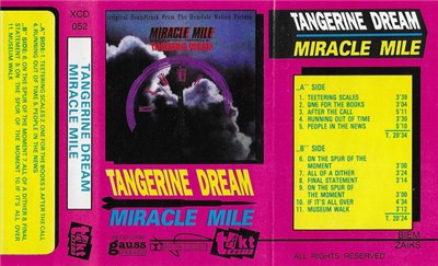 Tangerine Dream - Miracle Mile download mp3 flac