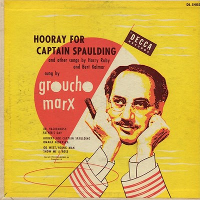 Groucho Marx - Hooray For Captain Spaulding (And Other Songs By Harry Ruby And Bert Kalmar) download mp3 flac