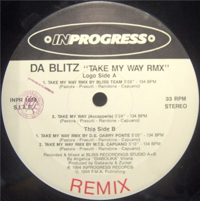 Da Blitz - Take My Way (Remix) download mp3 flac