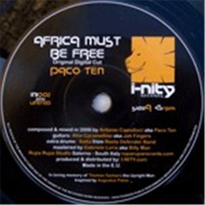 Paco Ten - Africa Must Be Free (Original Digital Cut) download mp3 flac