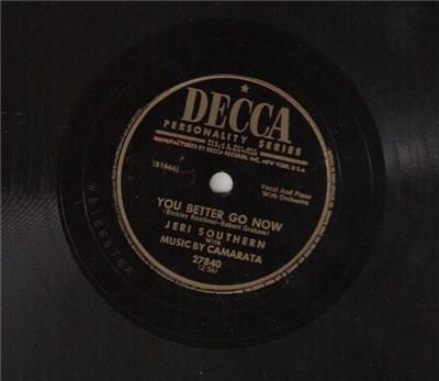 Jeri Southern - You Better Go Now / Baby Did You Hear? download mp3 flac
