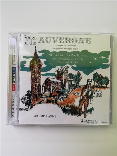 Netania Davrath, Pierre De La Roche, Joseph Canteloube - Songs Of The Auvergne download mp3 flac