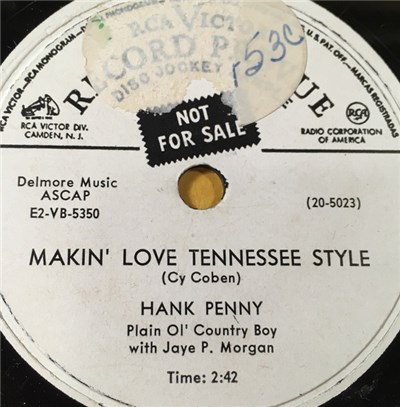 Hank Penny - Makin' Love Tennessee Style / Sweet Mama Put Him In Low download mp3 flac