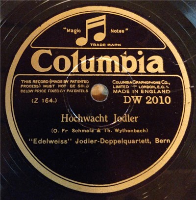 "Edelweiss" Jodler-Doppelquartett, Bern - Hochwacht Jodler / Nacht Jodler download mp3 flac