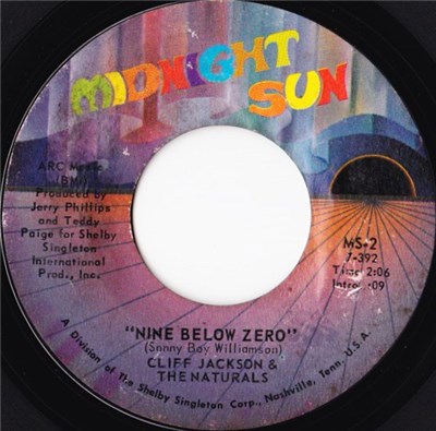 Cliff Jackson & The Naturals - Nine Below Zero / Up The Wall download mp3 flac