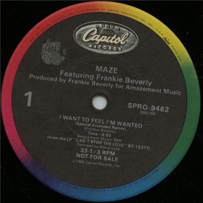 Maze Featuring Frankie Beverly - I Want To Feel I'm Wanted / Twilight (Remix) download mp3 flac