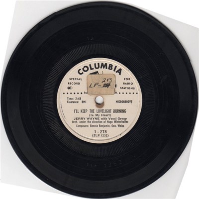 Jerry Wayne - I'll Keep The Lovelight Burning (In My Heart) download mp3 flac