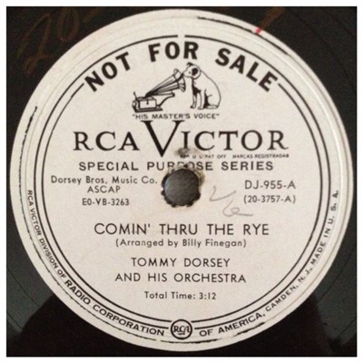 Tommy Dorsey And His Orchestra - Comin' Thru The Rye / I Hadn't Anyone Till You download mp3 flac