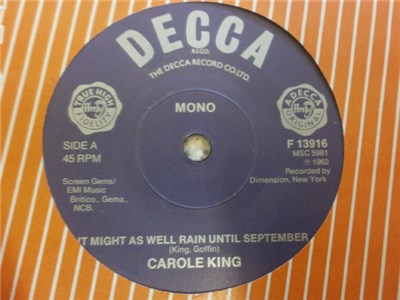Carole King - It Might As Well Rain Until September download mp3 flac