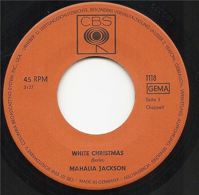 Mahalia Jackson - White Christmas download mp3 flac