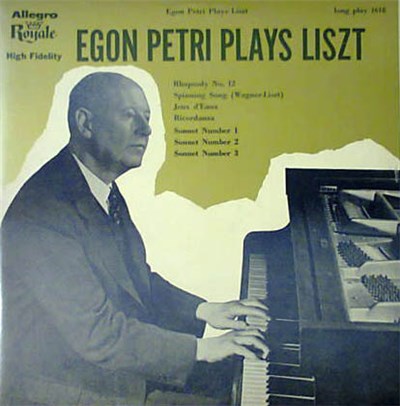 Egon Petri, Franz Liszt - Egon Petri Plays Liszt download mp3 flac